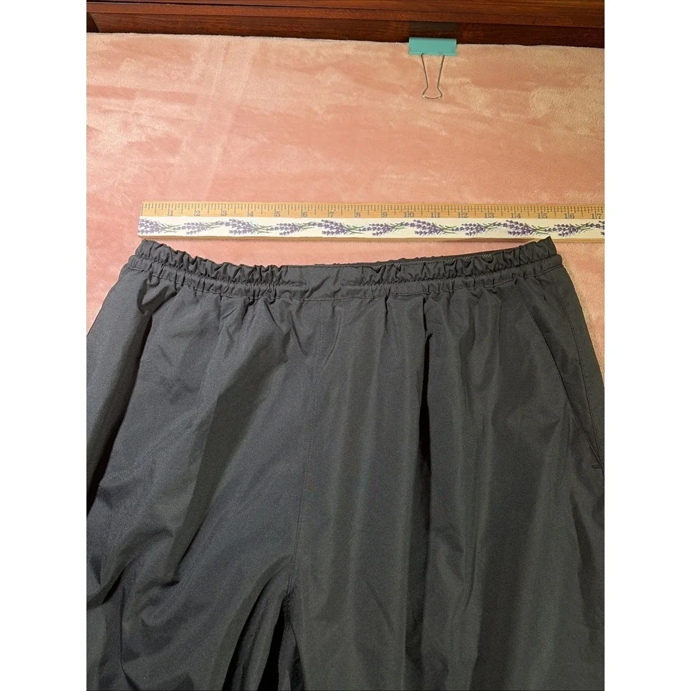 FootJoy DryJoys Golf Rain Pants Men Medium Black Waterproof Windbreaker Trousers